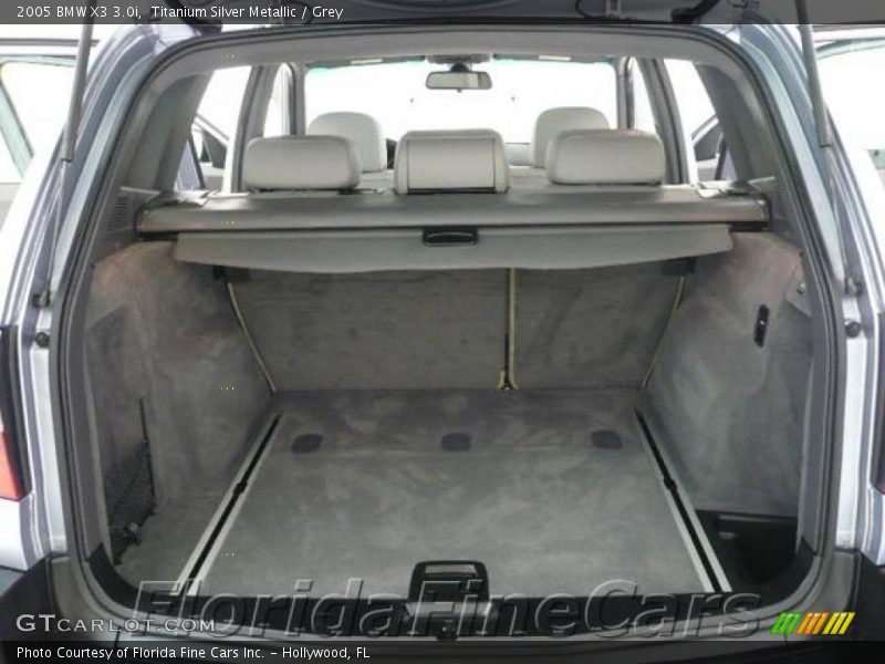 Titanium Silver Metallic / Grey 2005 BMW X3 3.0i