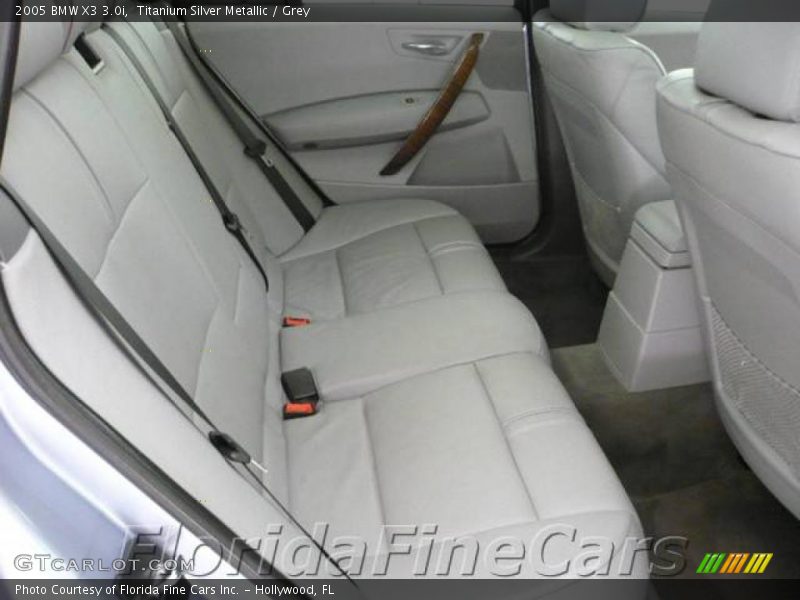 Titanium Silver Metallic / Grey 2005 BMW X3 3.0i