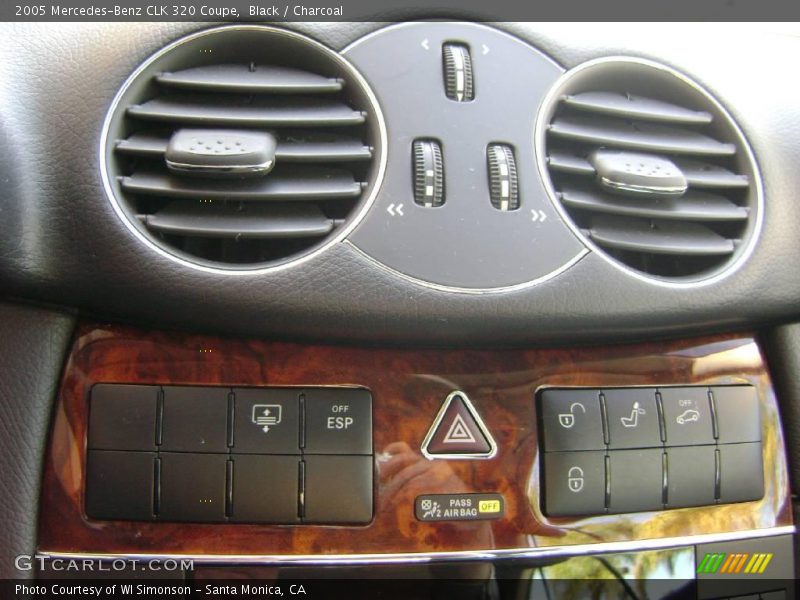 Black / Charcoal 2005 Mercedes-Benz CLK 320 Coupe