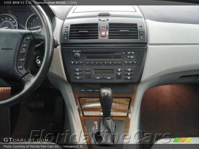 Titanium Silver Metallic / Grey 2005 BMW X3 3.0i