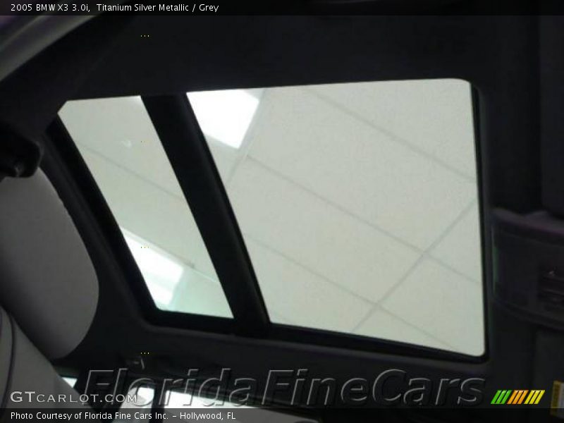 Titanium Silver Metallic / Grey 2005 BMW X3 3.0i