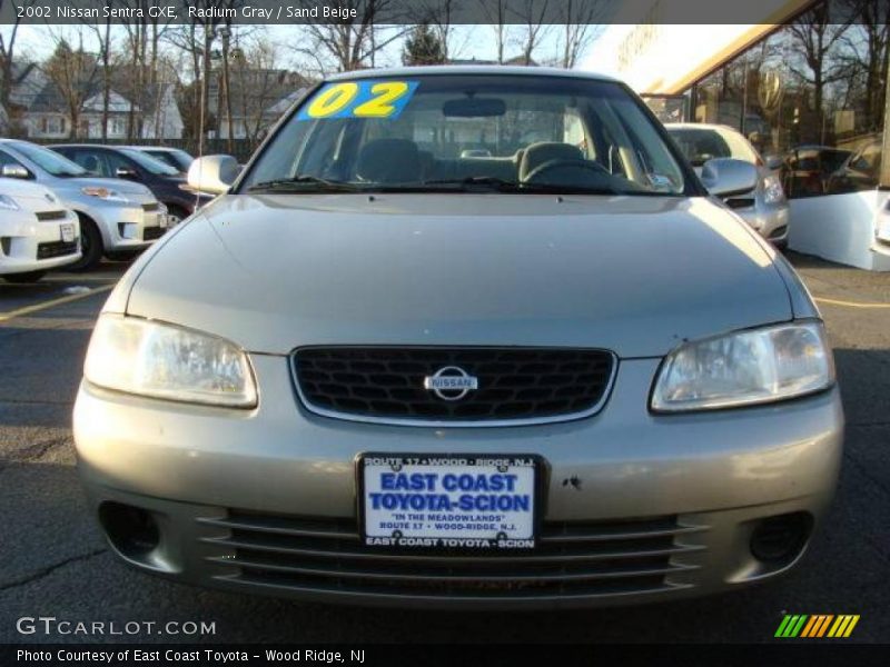 Radium Gray / Sand Beige 2002 Nissan Sentra GXE