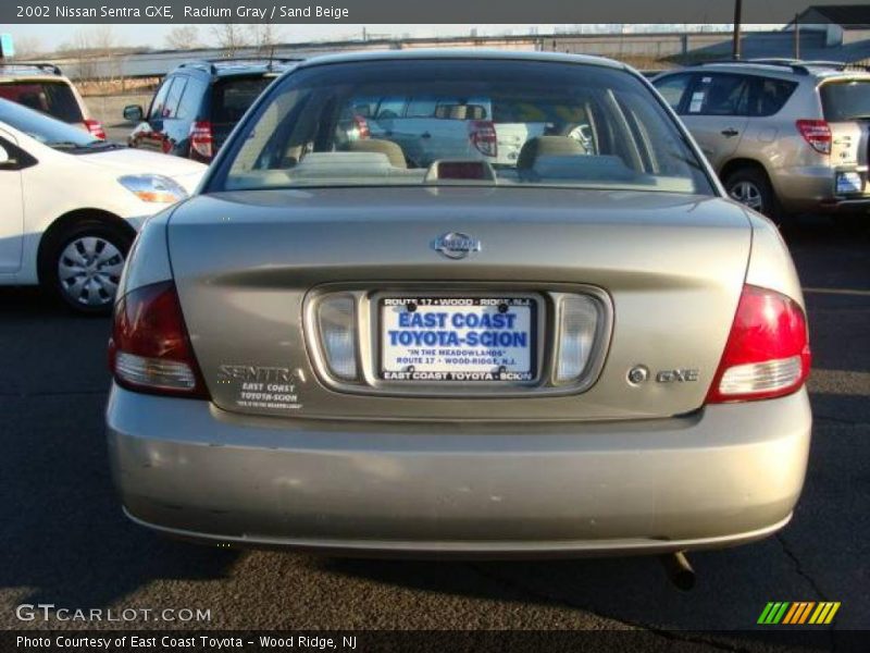 Radium Gray / Sand Beige 2002 Nissan Sentra GXE