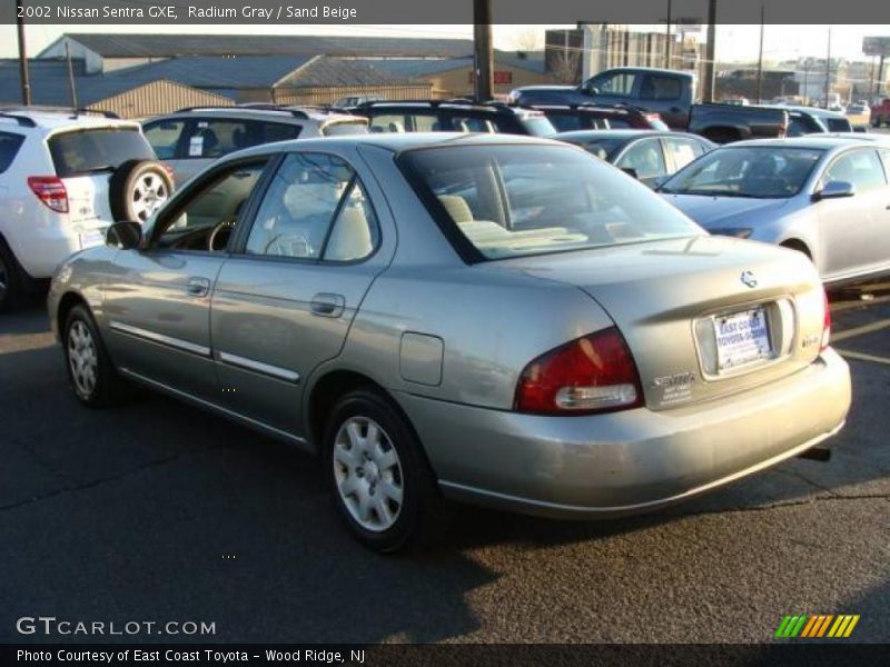 Radium Gray / Sand Beige 2002 Nissan Sentra GXE