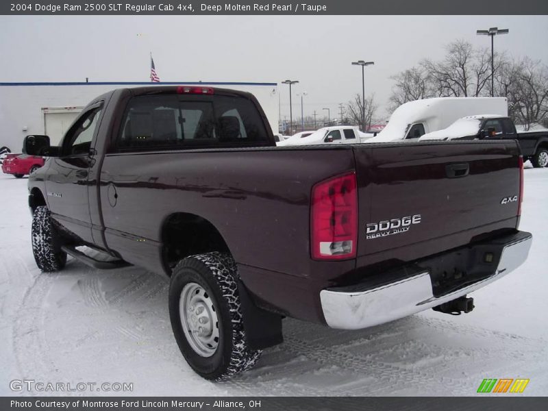 Deep Molten Red Pearl / Taupe 2004 Dodge Ram 2500 SLT Regular Cab 4x4