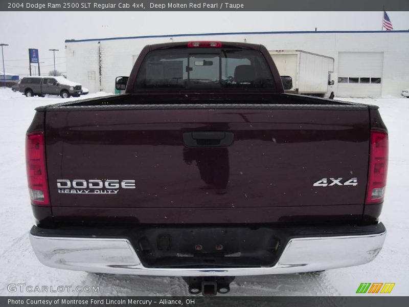 Deep Molten Red Pearl / Taupe 2004 Dodge Ram 2500 SLT Regular Cab 4x4