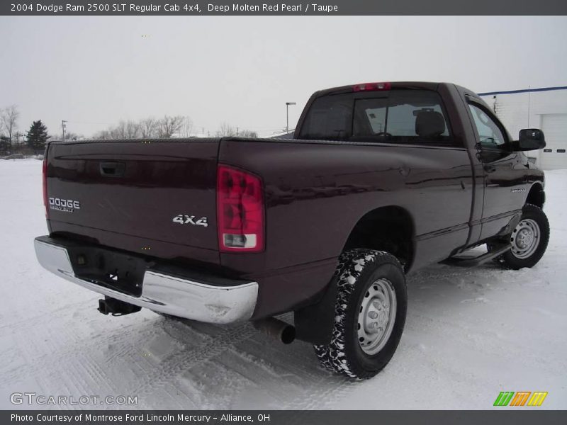 Deep Molten Red Pearl / Taupe 2004 Dodge Ram 2500 SLT Regular Cab 4x4