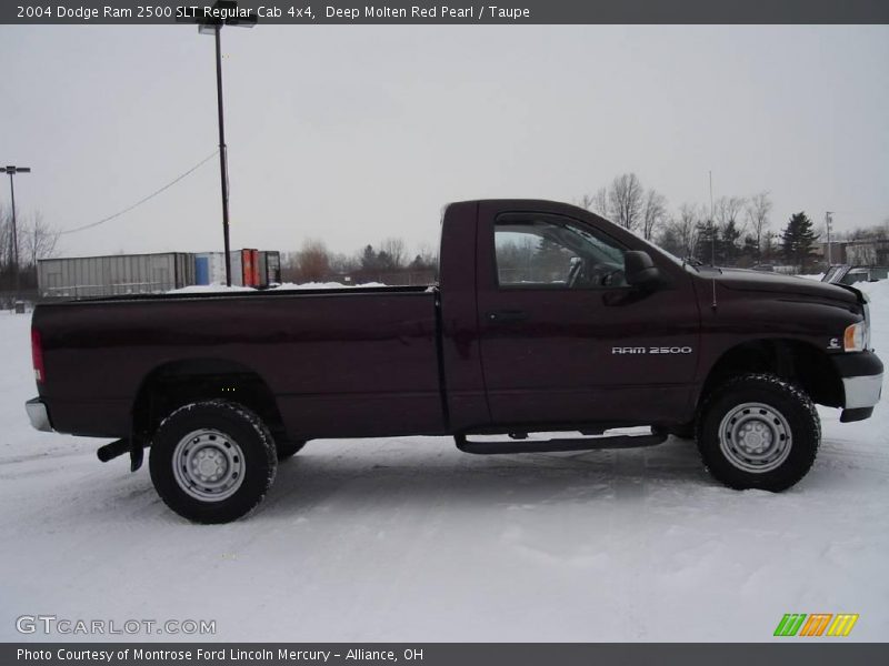 Deep Molten Red Pearl / Taupe 2004 Dodge Ram 2500 SLT Regular Cab 4x4
