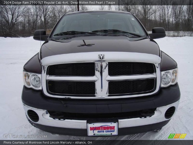 Deep Molten Red Pearl / Taupe 2004 Dodge Ram 2500 SLT Regular Cab 4x4