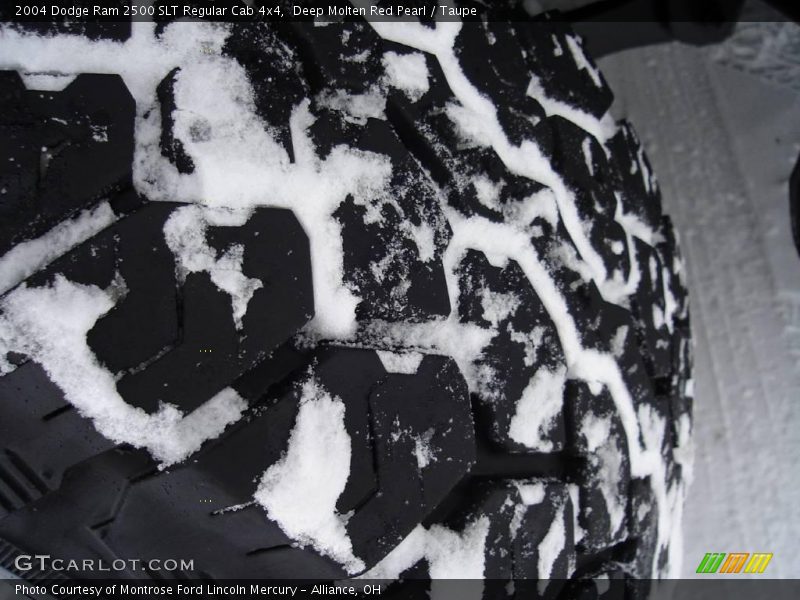 Deep Molten Red Pearl / Taupe 2004 Dodge Ram 2500 SLT Regular Cab 4x4