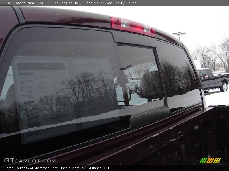 Deep Molten Red Pearl / Taupe 2004 Dodge Ram 2500 SLT Regular Cab 4x4
