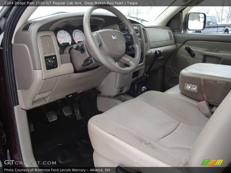 Deep Molten Red Pearl / Taupe 2004 Dodge Ram 2500 SLT Regular Cab 4x4