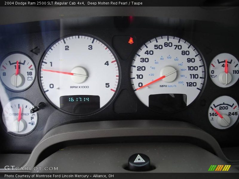 Deep Molten Red Pearl / Taupe 2004 Dodge Ram 2500 SLT Regular Cab 4x4