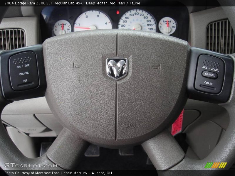 Deep Molten Red Pearl / Taupe 2004 Dodge Ram 2500 SLT Regular Cab 4x4