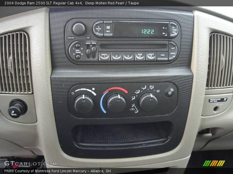 Deep Molten Red Pearl / Taupe 2004 Dodge Ram 2500 SLT Regular Cab 4x4