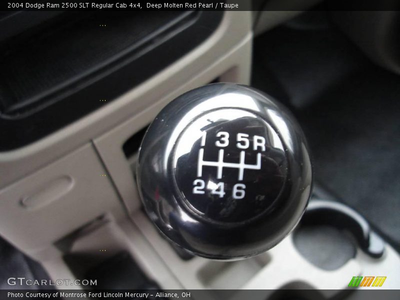 Deep Molten Red Pearl / Taupe 2004 Dodge Ram 2500 SLT Regular Cab 4x4