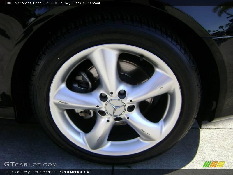 Black / Charcoal 2005 Mercedes-Benz CLK 320 Coupe