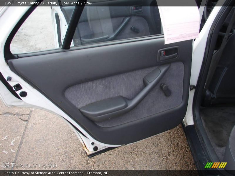 Super White / Gray 1993 Toyota Camry DX Sedan
