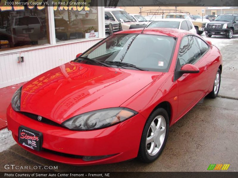 Rio Red / Graystone 2000 Mercury Cougar V6
