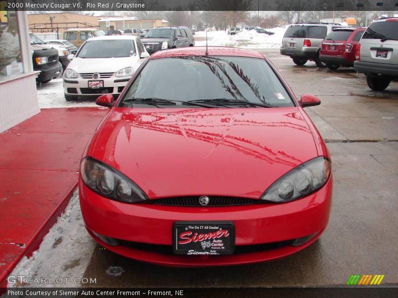 Rio Red / Graystone 2000 Mercury Cougar V6