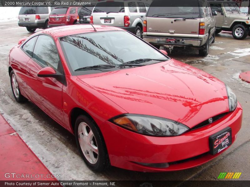 Rio Red / Graystone 2000 Mercury Cougar V6