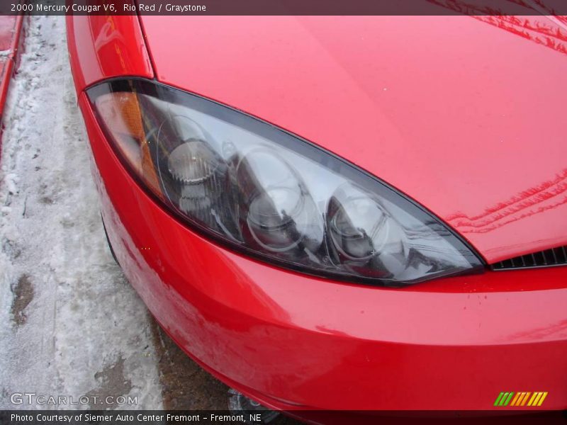 Rio Red / Graystone 2000 Mercury Cougar V6