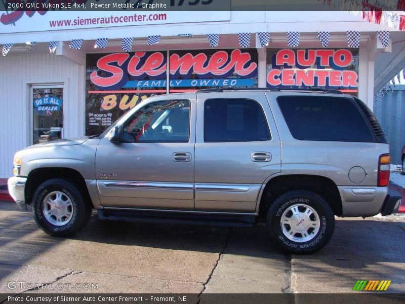 Pewter Metallic / Graphite 2000 GMC Yukon SLE 4x4