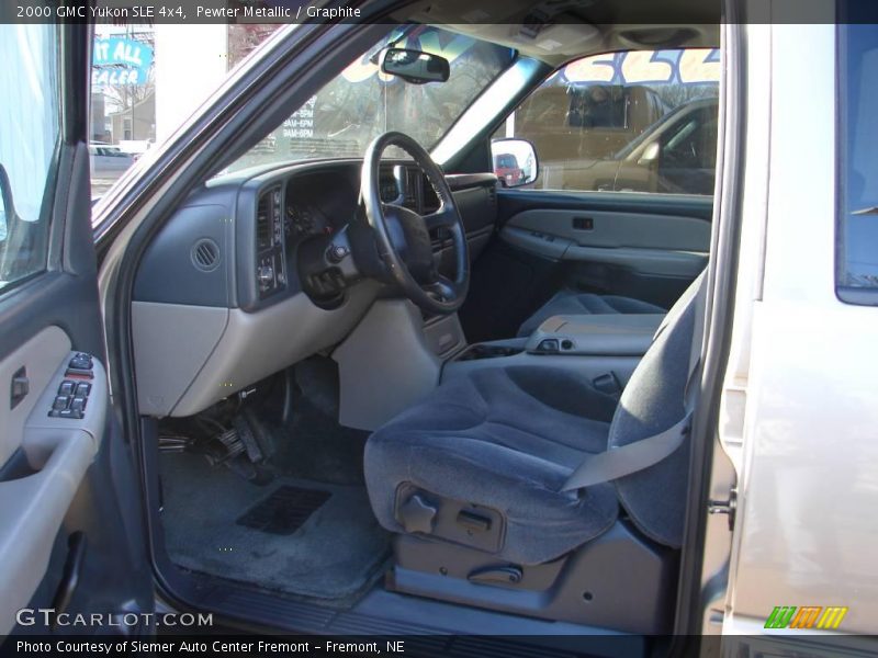 Pewter Metallic / Graphite 2000 GMC Yukon SLE 4x4