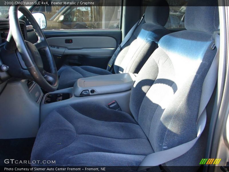 Pewter Metallic / Graphite 2000 GMC Yukon SLE 4x4