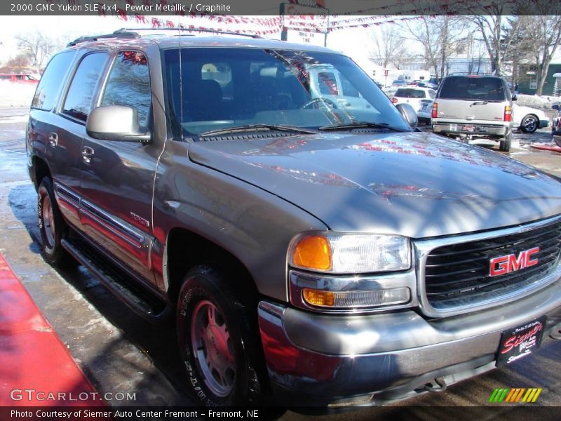 Pewter Metallic / Graphite 2000 GMC Yukon SLE 4x4