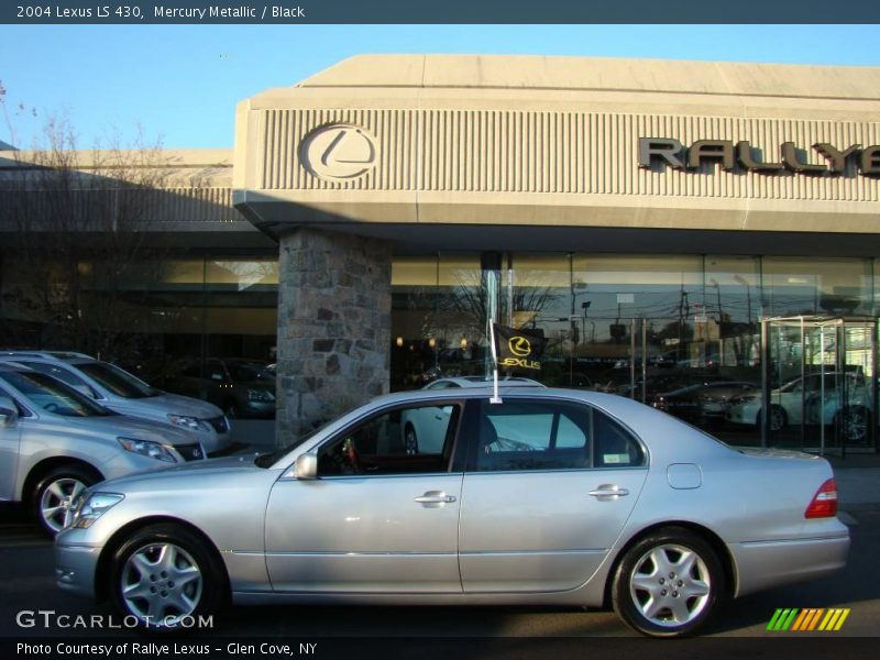 Mercury Metallic / Black 2004 Lexus LS 430