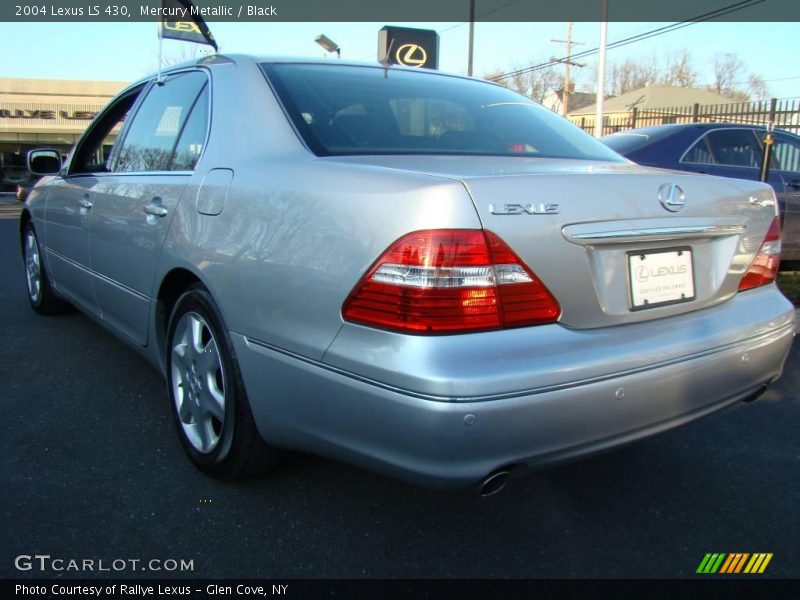 Mercury Metallic / Black 2004 Lexus LS 430
