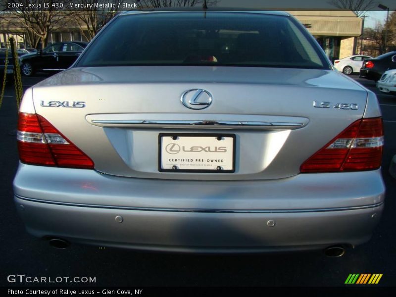 Mercury Metallic / Black 2004 Lexus LS 430