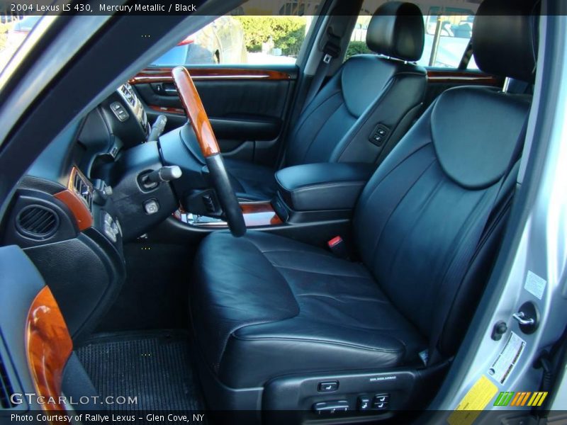Mercury Metallic / Black 2004 Lexus LS 430