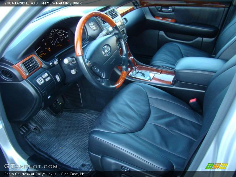 Mercury Metallic / Black 2004 Lexus LS 430