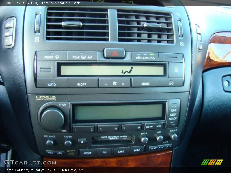 Mercury Metallic / Black 2004 Lexus LS 430