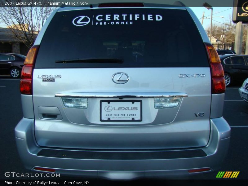 Titanium Metallic / Ivory 2007 Lexus GX 470