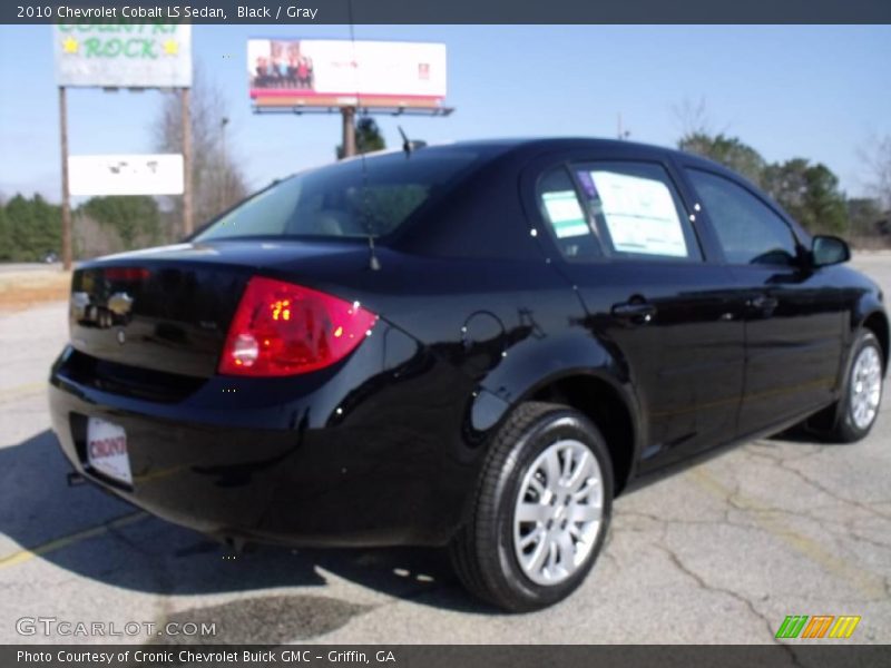 Black / Gray 2010 Chevrolet Cobalt LS Sedan