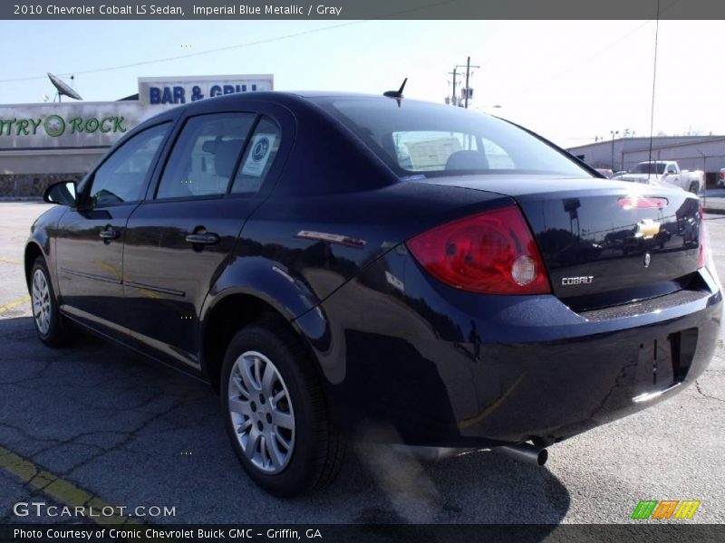 Imperial Blue Metallic / Gray 2010 Chevrolet Cobalt LS Sedan