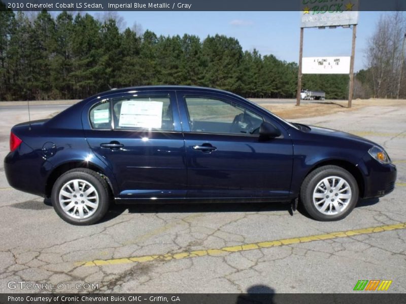 Imperial Blue Metallic / Gray 2010 Chevrolet Cobalt LS Sedan