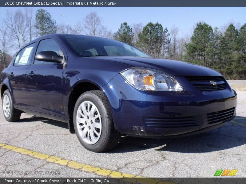 Imperial Blue Metallic / Gray 2010 Chevrolet Cobalt LS Sedan