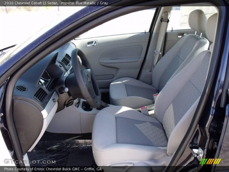 Imperial Blue Metallic / Gray 2010 Chevrolet Cobalt LS Sedan