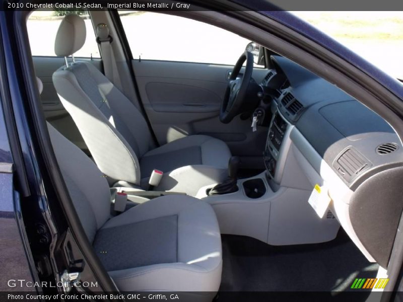 Imperial Blue Metallic / Gray 2010 Chevrolet Cobalt LS Sedan