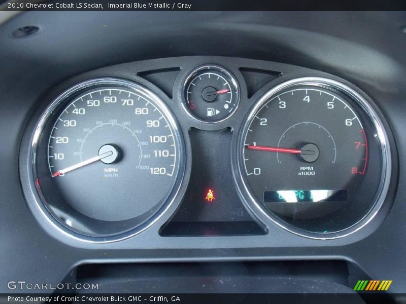 Imperial Blue Metallic / Gray 2010 Chevrolet Cobalt LS Sedan