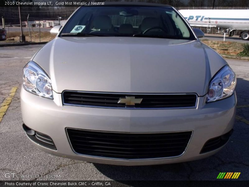 Gold Mist Metallic / Neutral 2010 Chevrolet Impala LT