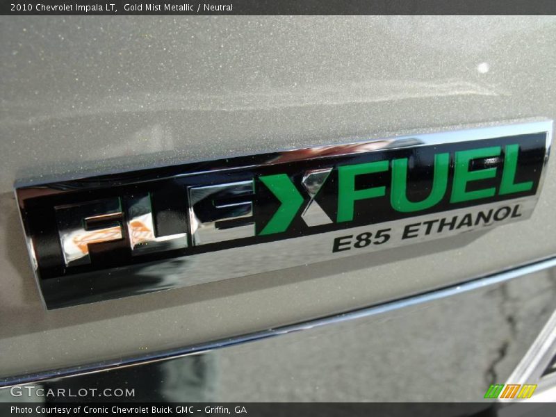 Gold Mist Metallic / Neutral 2010 Chevrolet Impala LT