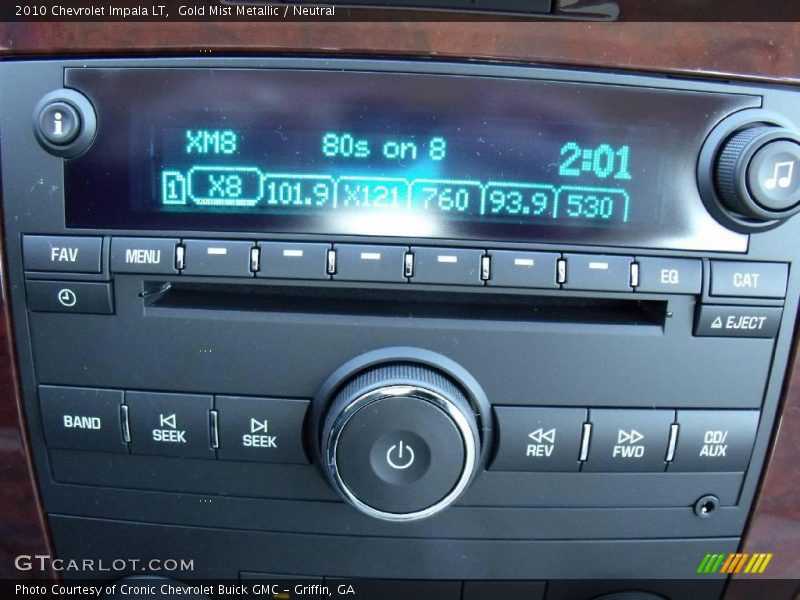 Gold Mist Metallic / Neutral 2010 Chevrolet Impala LT