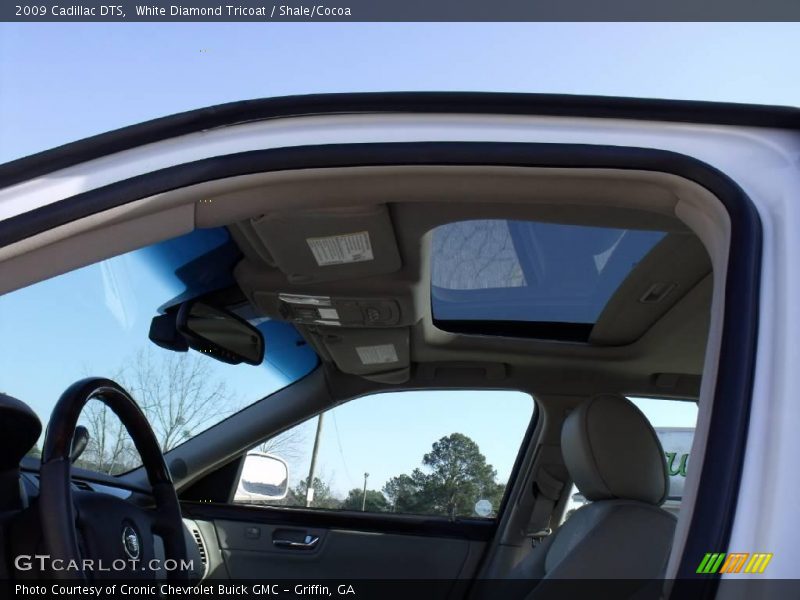 White Diamond Tricoat / Shale/Cocoa 2009 Cadillac DTS