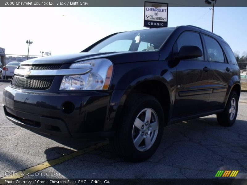 Black / Light Gray 2008 Chevrolet Equinox LS