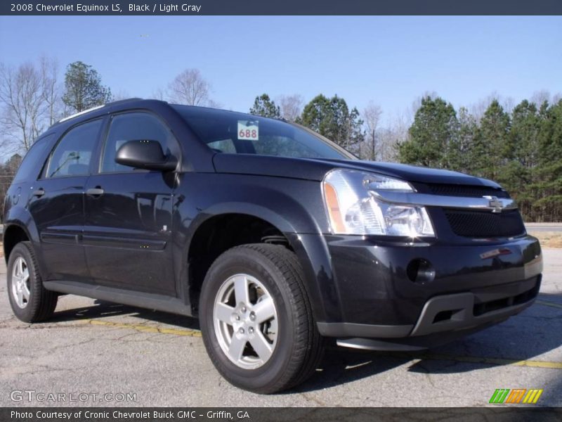 Black / Light Gray 2008 Chevrolet Equinox LS